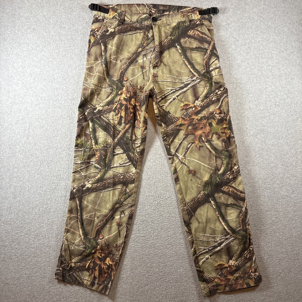 HUNTSWORTH Men's Sz M Camo Pants Straight Leg (34x30) Hunting Nature Hiking
